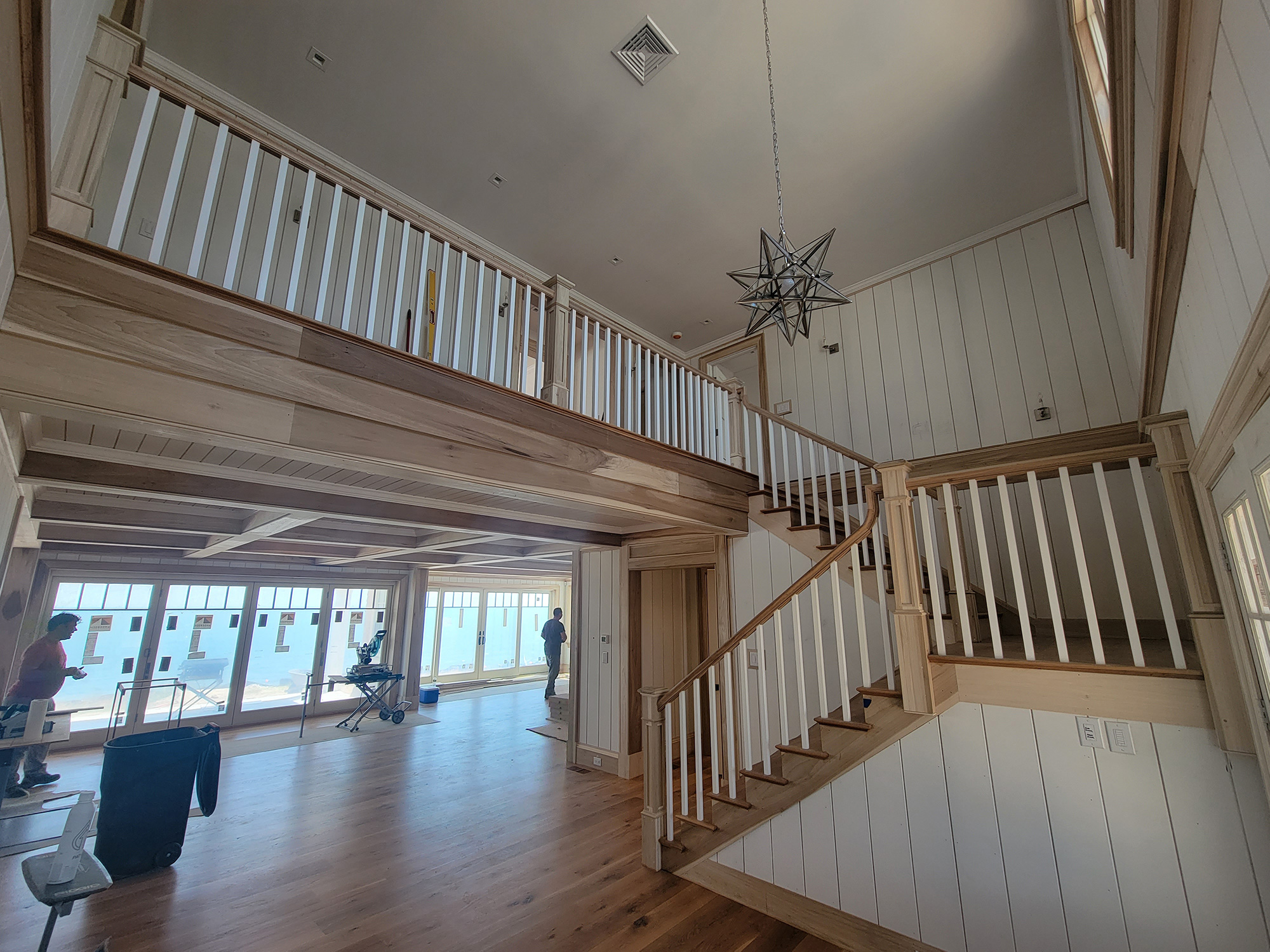 Suman custom carpentry wooden staircase