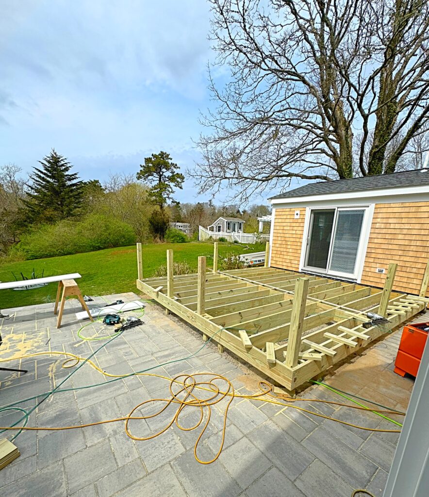 building a deck on cape cod