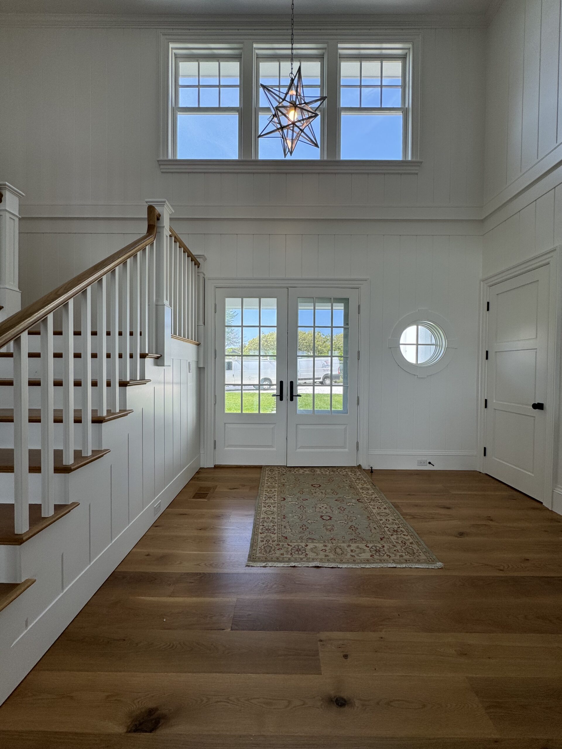 custom carpentry on cape cod, custom carpentry entry area