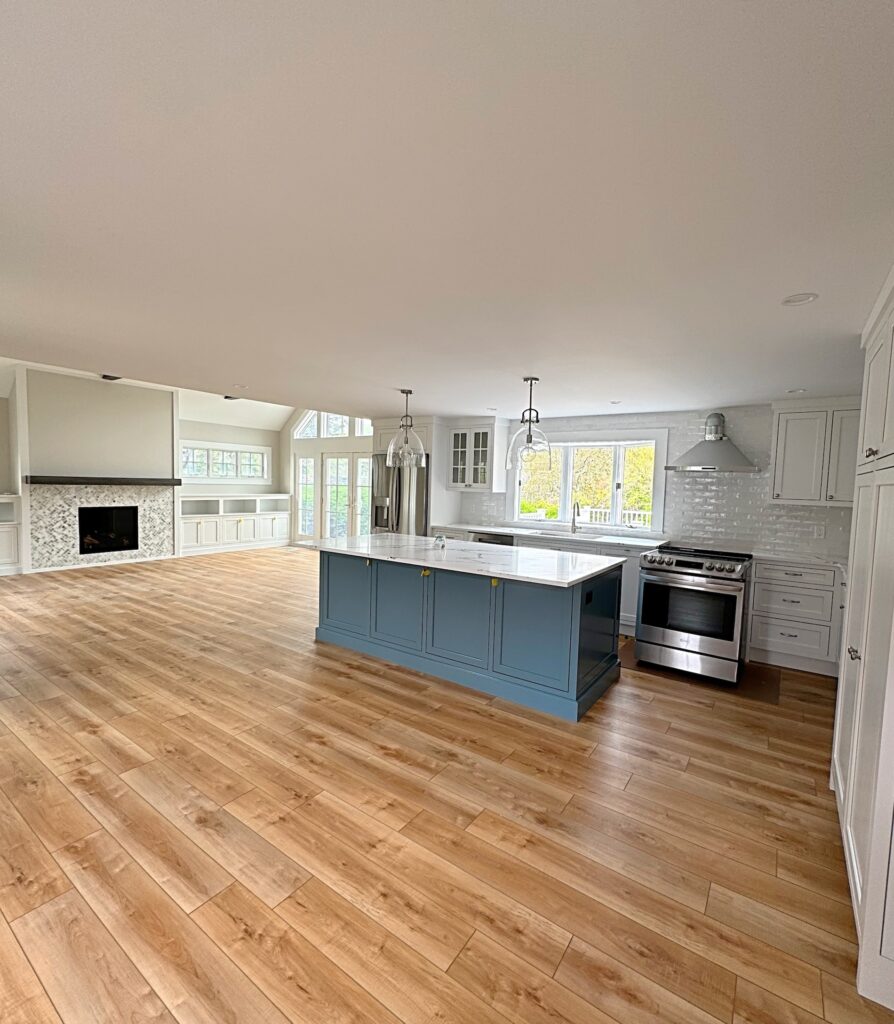 custom kitchen before and after