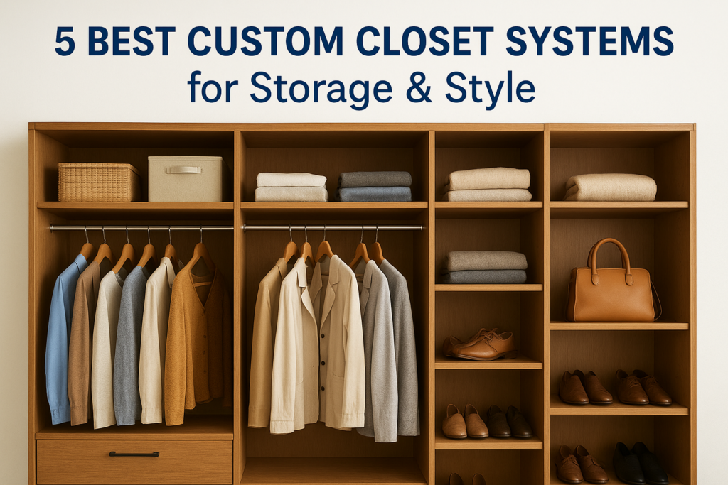 5 Best Custom Closet Systems for Storage & Style (2026)