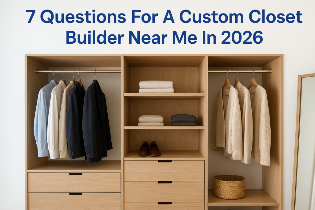 7 Questions For A Custom Closet Builder Near Me In 2026