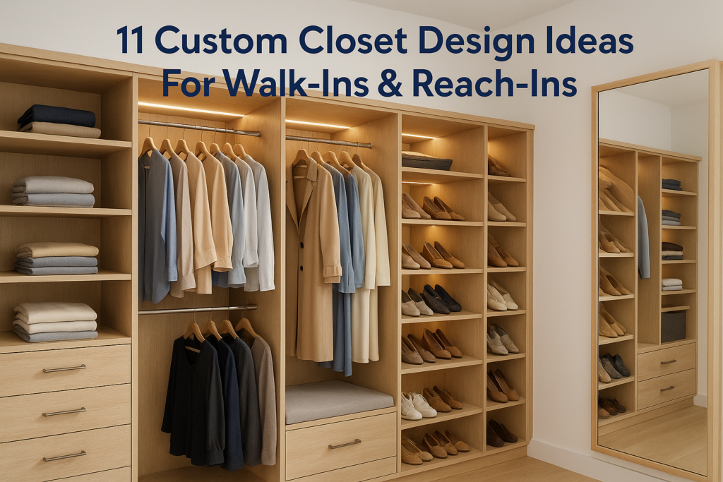 11 Custom Closet Design Ideas For Walk-Ins & Reach-Ins