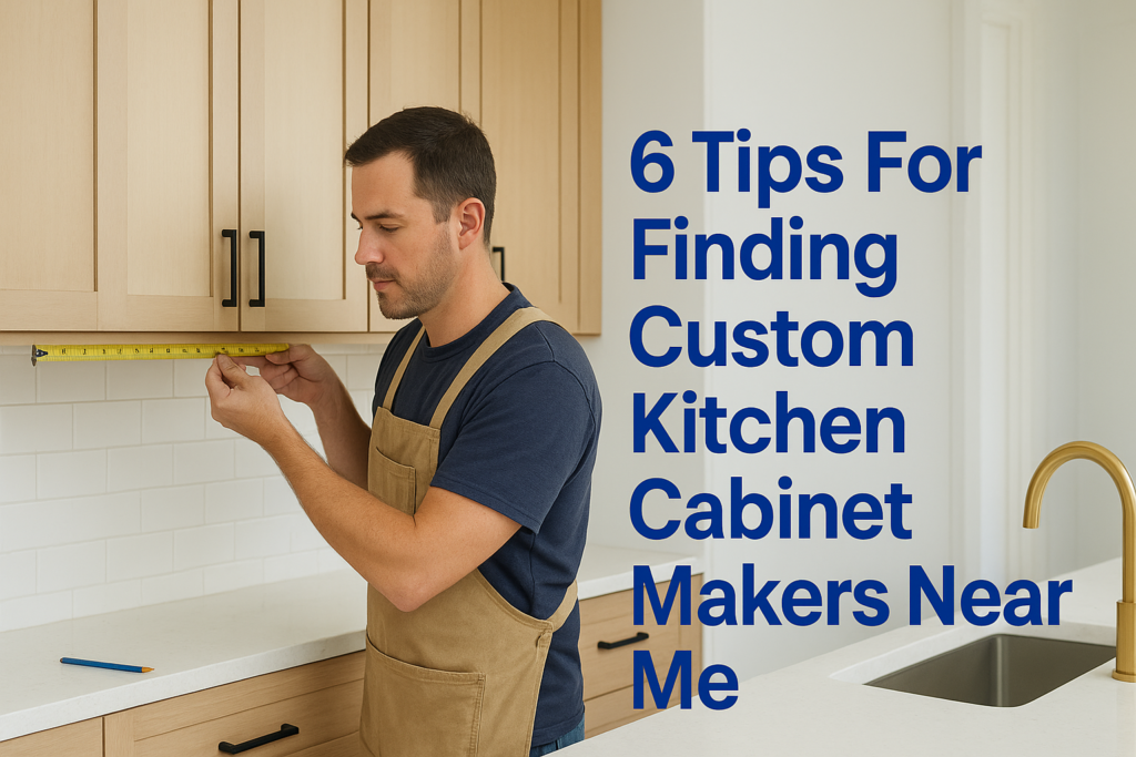 6 Tips For Finding Custom Kitchen Cabinet Makers Near Me
