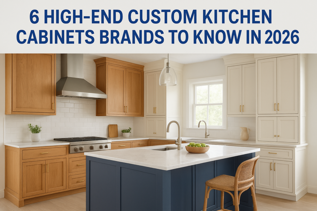 6 High End Custom Kitchen Cabinets Brands To Know In 2026