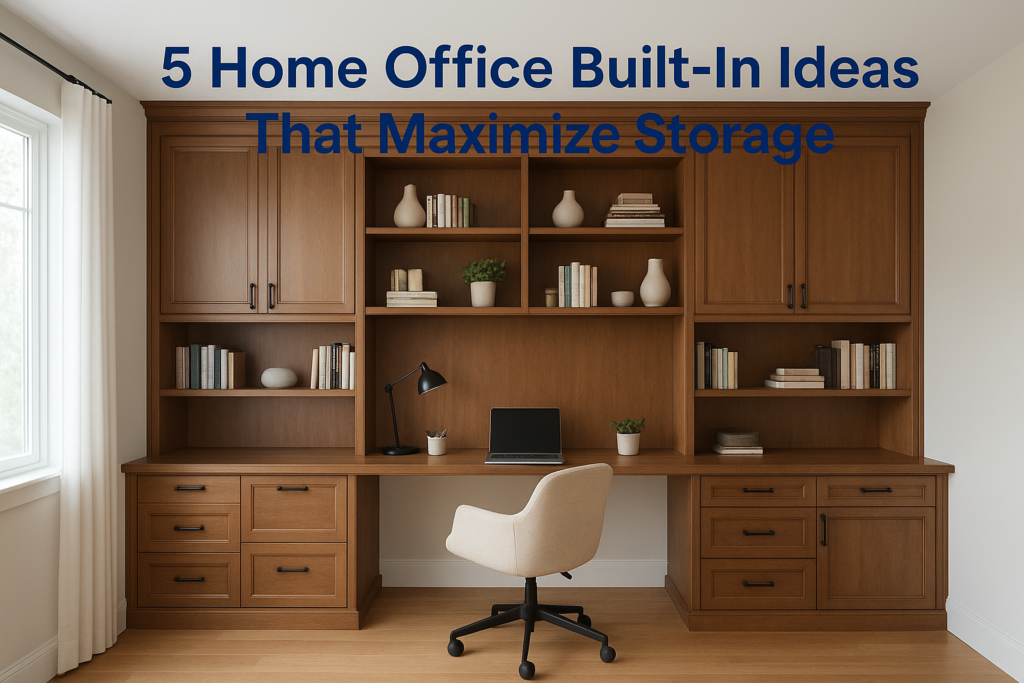 5 Home Office Built-In Ideas That Maximize Storage