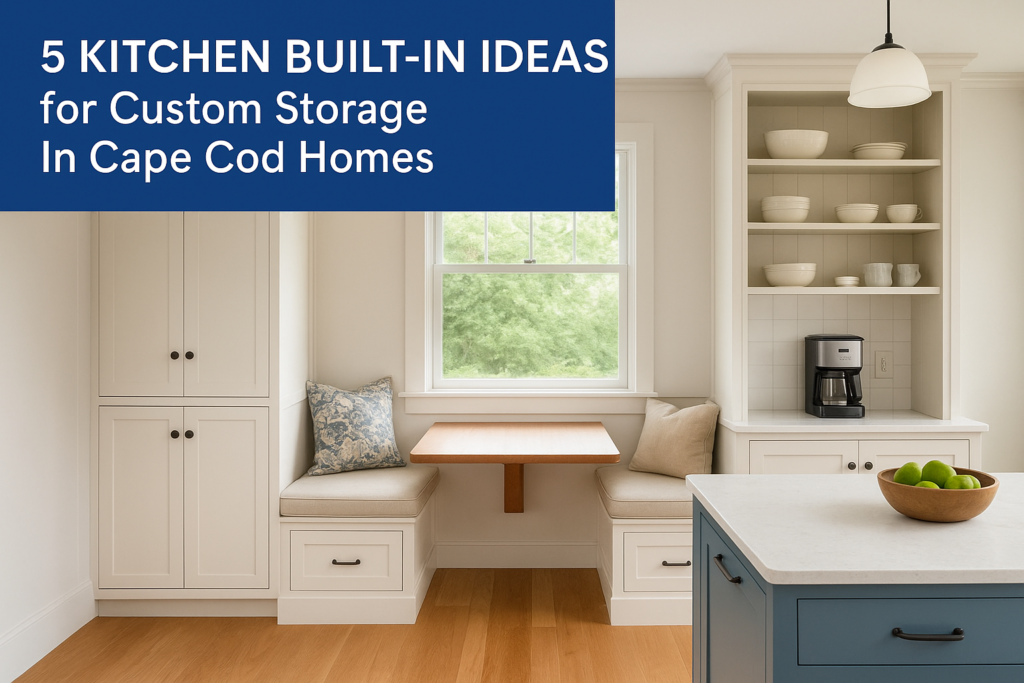5 Kitchen Built-In Ideas For Custom Storage In Cape Cod Homes