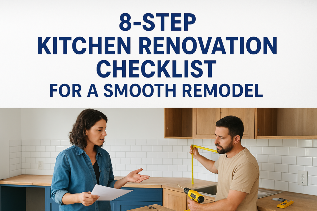 8-Step Kitchen Renovation Checklist for a Smooth Remodel