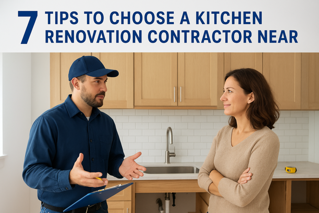 7 Tips To Choose A Kitchen Renovation Contractor Near Me