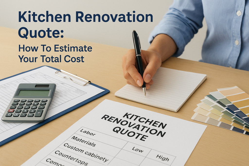 Kitchen Renovation Quote: How To Estimate Your Total Cost