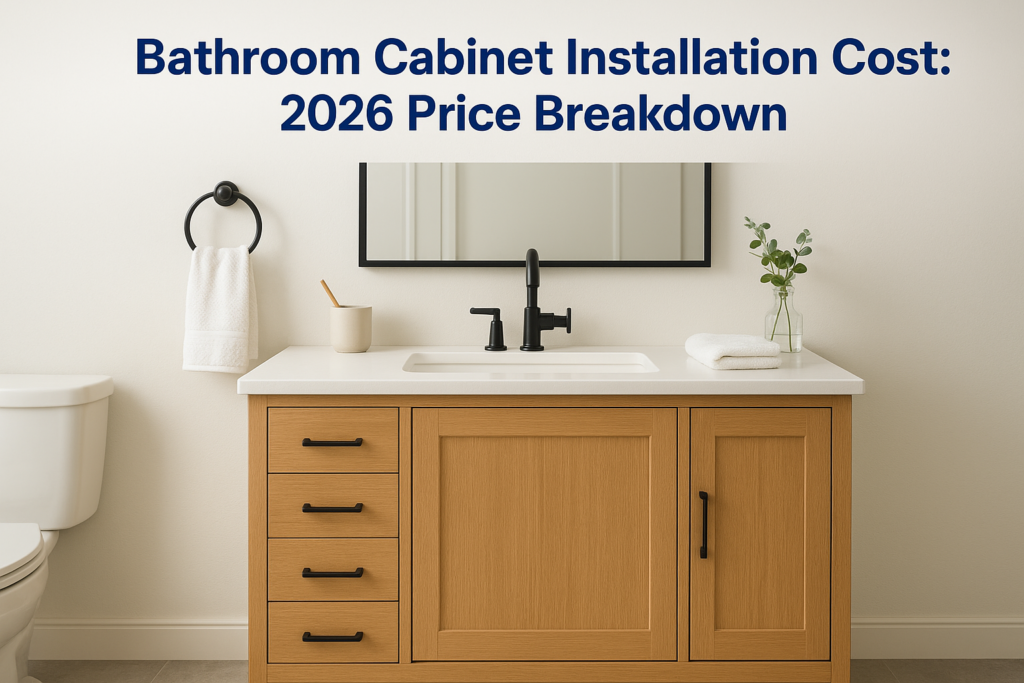 Bathroom Cabinet Installation Cost: 2026 Price Breakdown