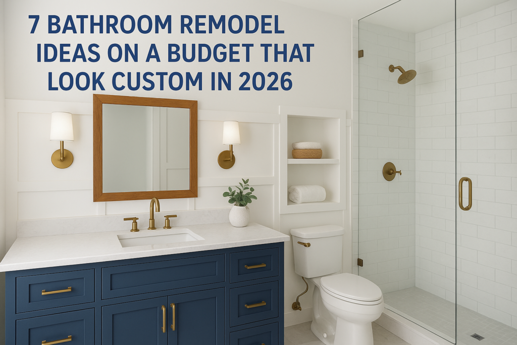 7 Bathroom Remodel Ideas on a Budget That Look Custom In 2026