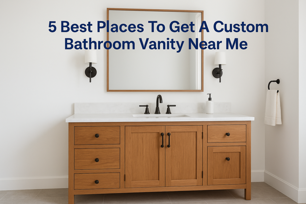 5 Best Places To Get A Custom Bathroom Vanity Near Me