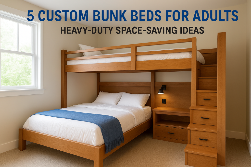 5 Custom Bunk Beds for Adults: Heavy-Duty Space-Saving Ideas