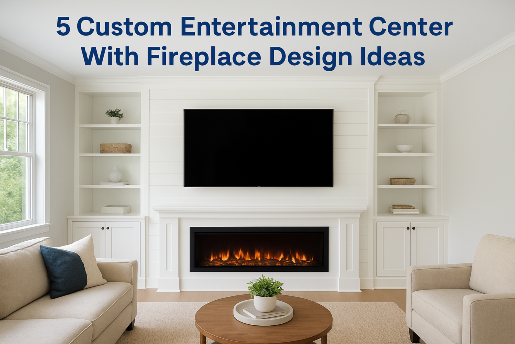 5 Custom Entertainment Center With Fireplace Design Ideas