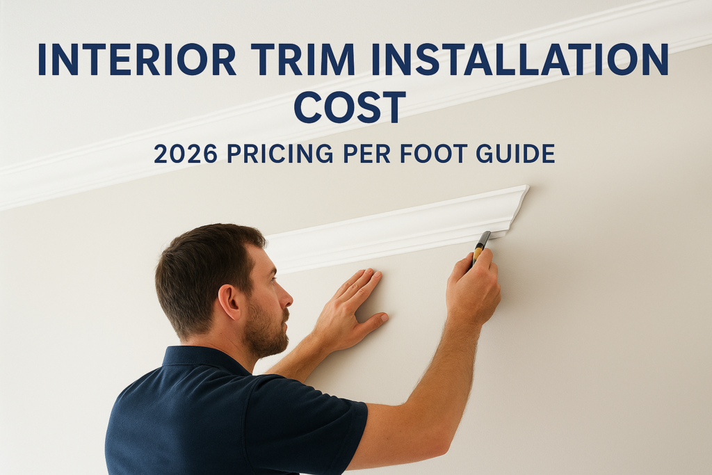Interior Trim Installation Cost: 2026 Pricing Per Foot Guide