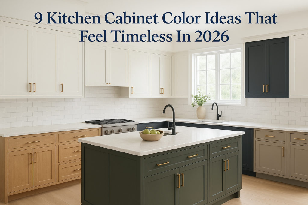 9 Kitchen Cabinet Color Ideas That Feel Timeless In 2026