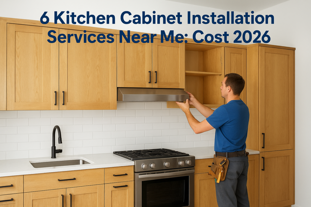 6 Kitchen Cabinet Installation Services Near Me: Cost 2026