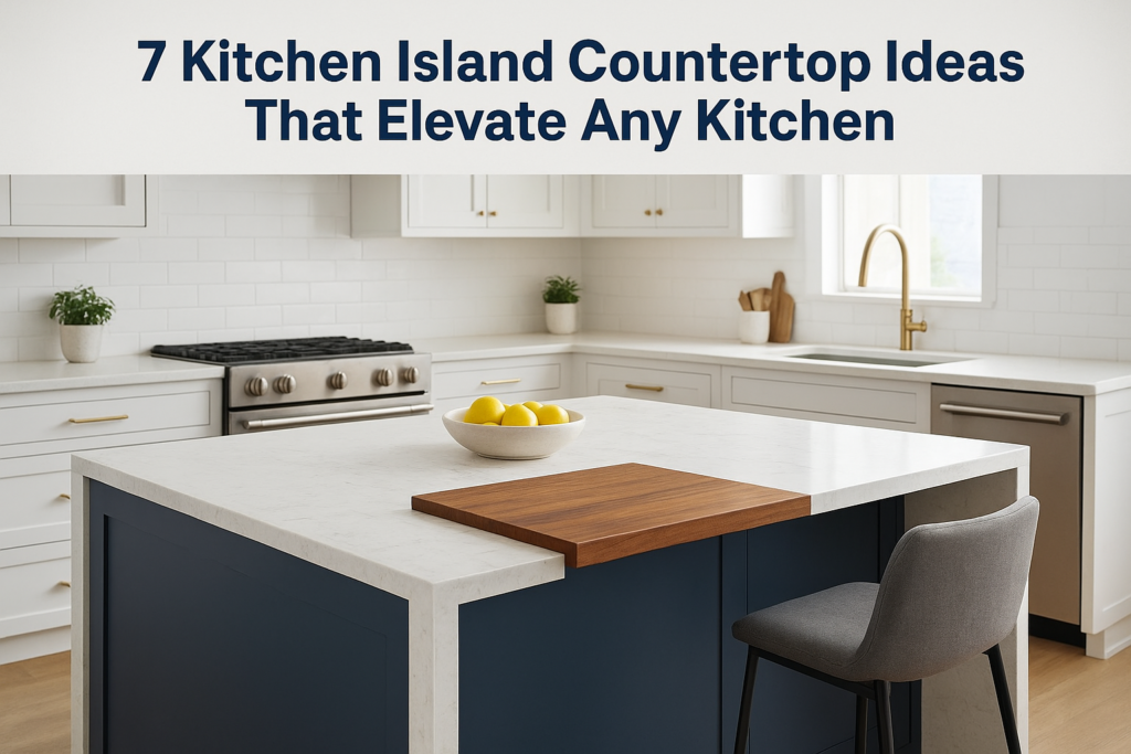 7 Kitchen Island Countertop Ideas That Elevate Any Kitchen