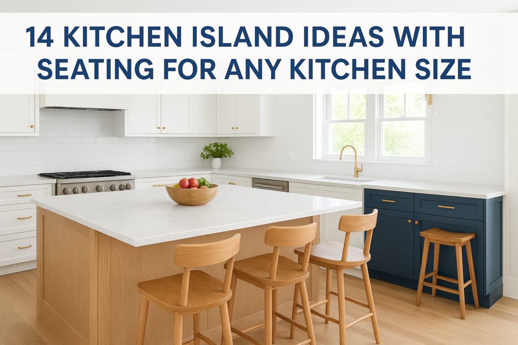 14 Kitchen Island Ideas With Seating for Any Kitchen Size