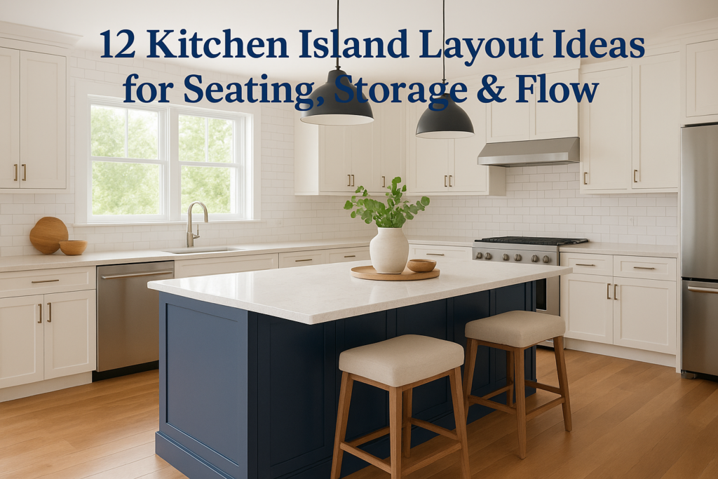 12 Kitchen Island Layout Ideas for Seating, Storage & Flow