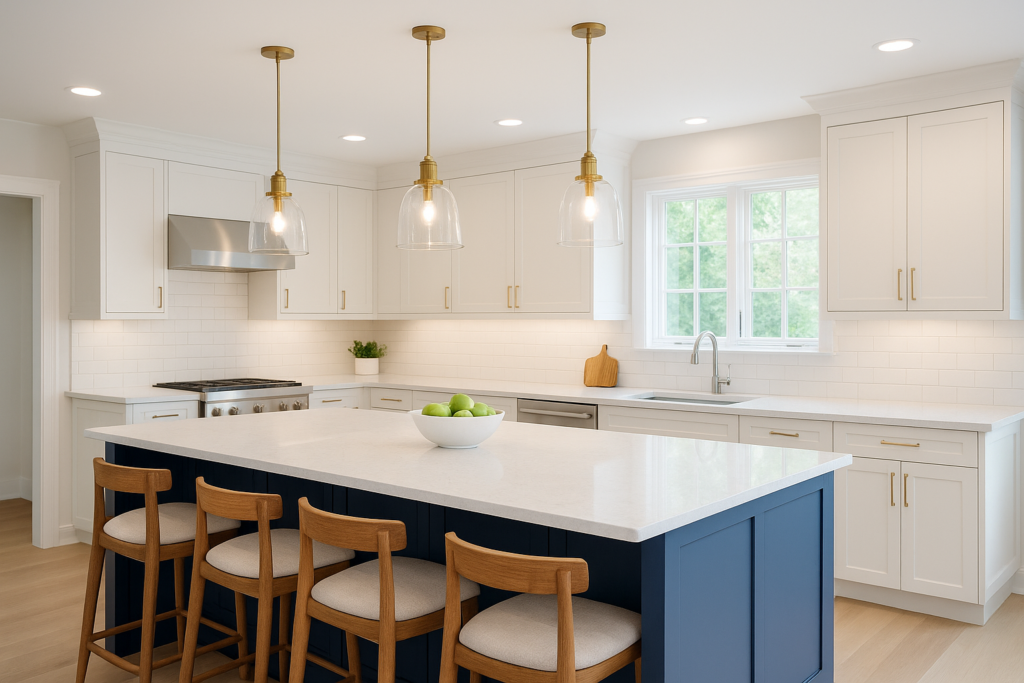 5 Kitchen Island Lighting Ideas for Style, Height & Spacing