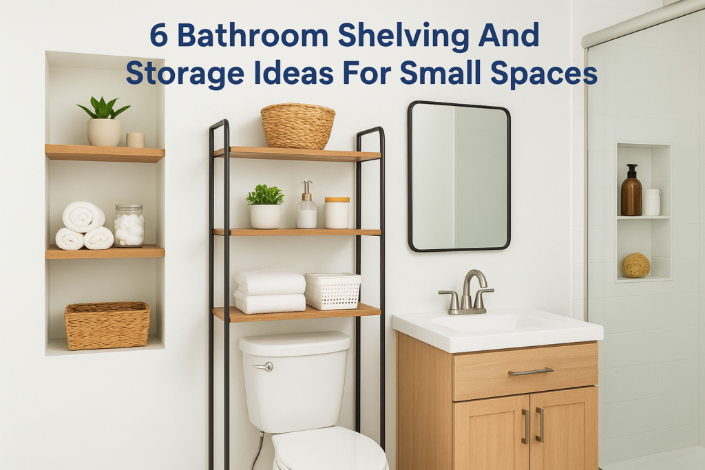 6 Bathroom Shelving And Storage Ideas For Small Spaces