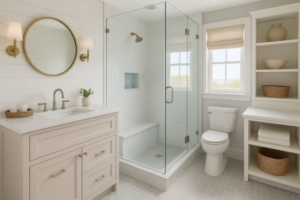 13 Coastal Bathroom Renovation Ideas for Breezy Cape Cod