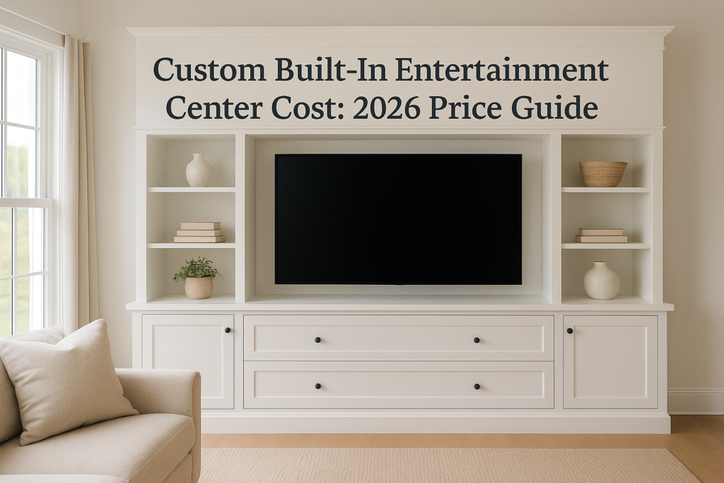 Custom Built-In Entertainment Center Cost: 2026 Price Guide