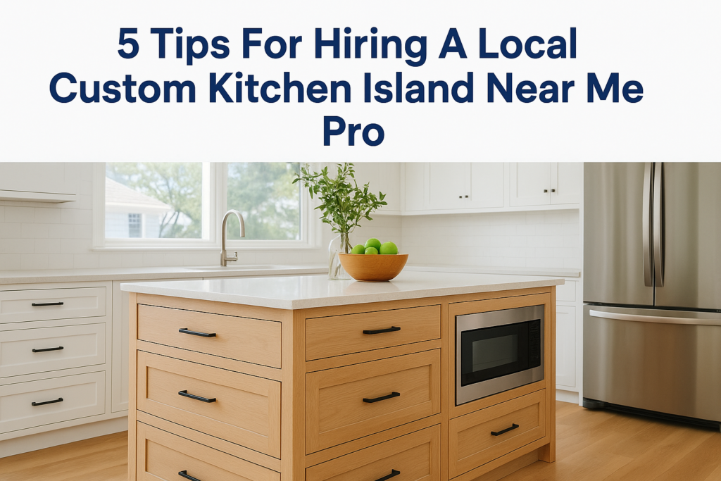 5 Tips For Hiring A Local Custom Kitchen Island Near Me Pro