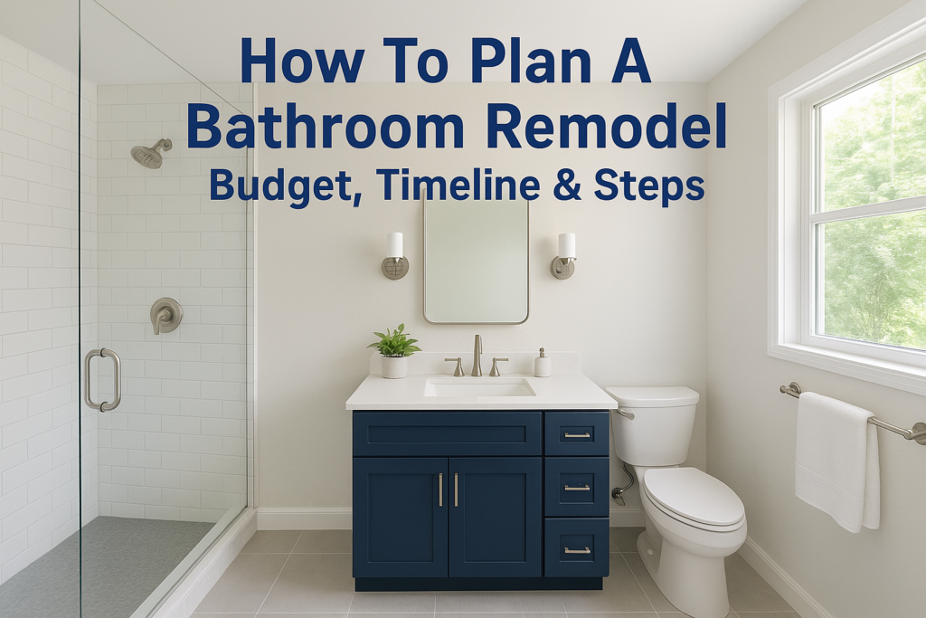 How To Plan A Bathroom Remodel: Budget, Timeline & Steps
