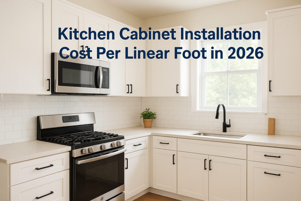 Kitchen Cabinet Installation Cost Per Linear Foot In 2026