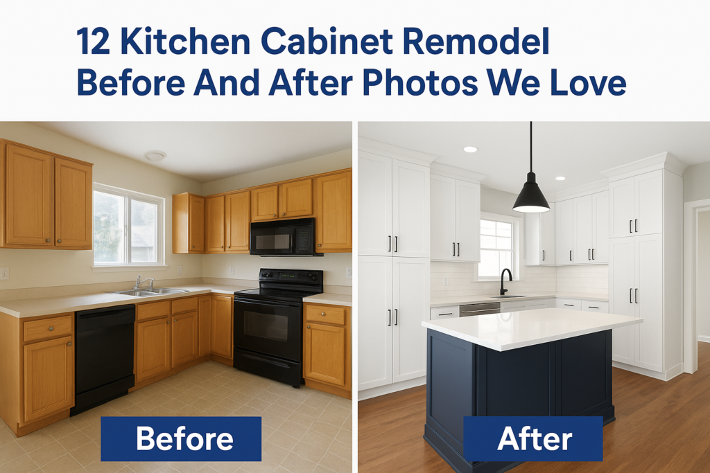 12 Kitchen Cabinet Remodel Before And After Photos We Love
