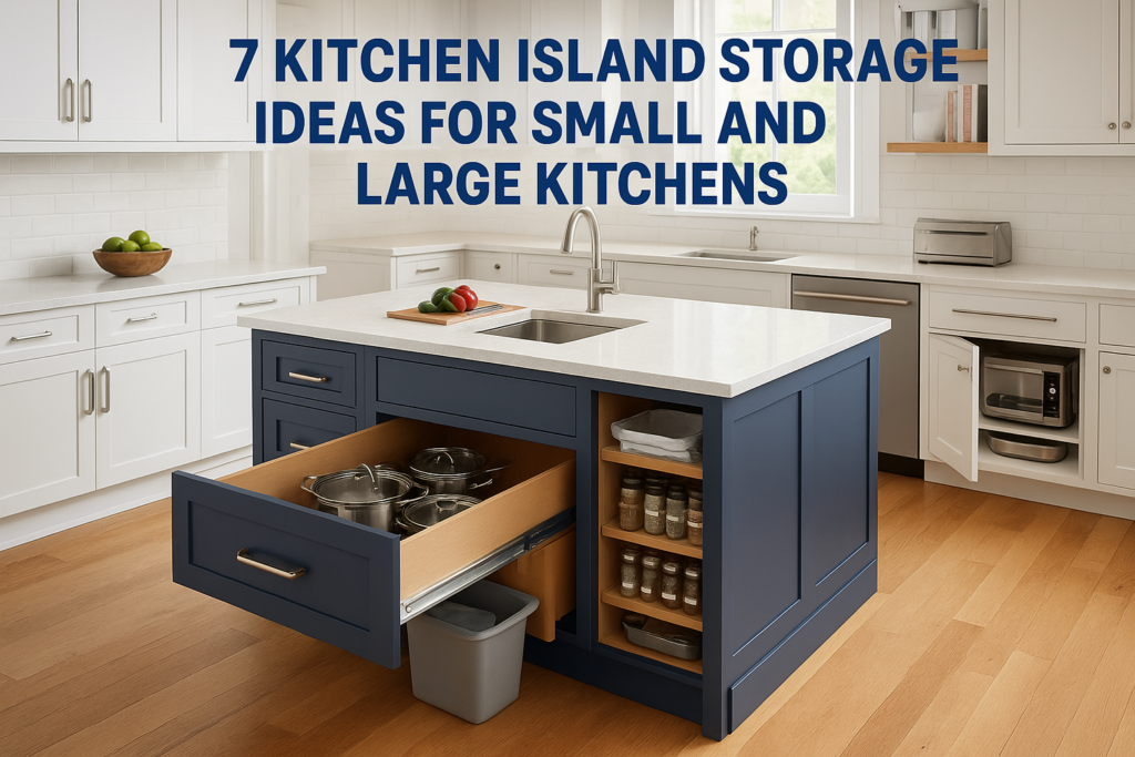 7 Kitchen Island Storage Ideas For Small And Large Kitchens