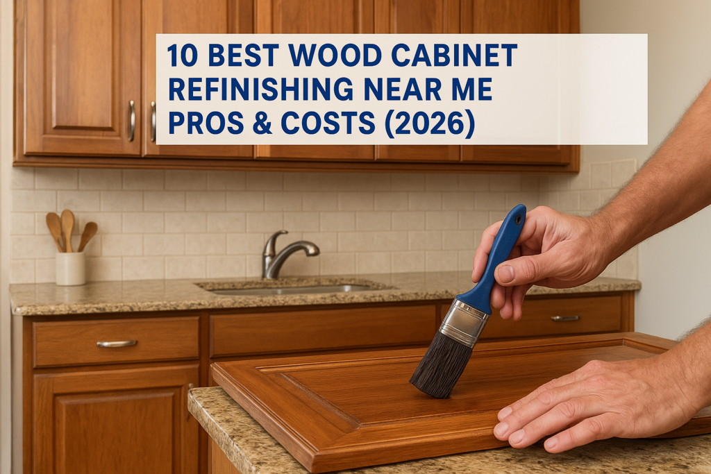 10 Best Wood Cabinet Refinishing Near Me Pros & Costs (2026)