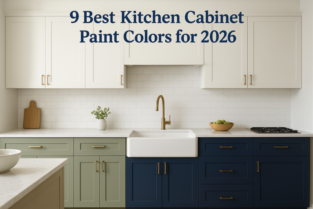 9 Best Kitchen Cabinet Paint Colors for 2026