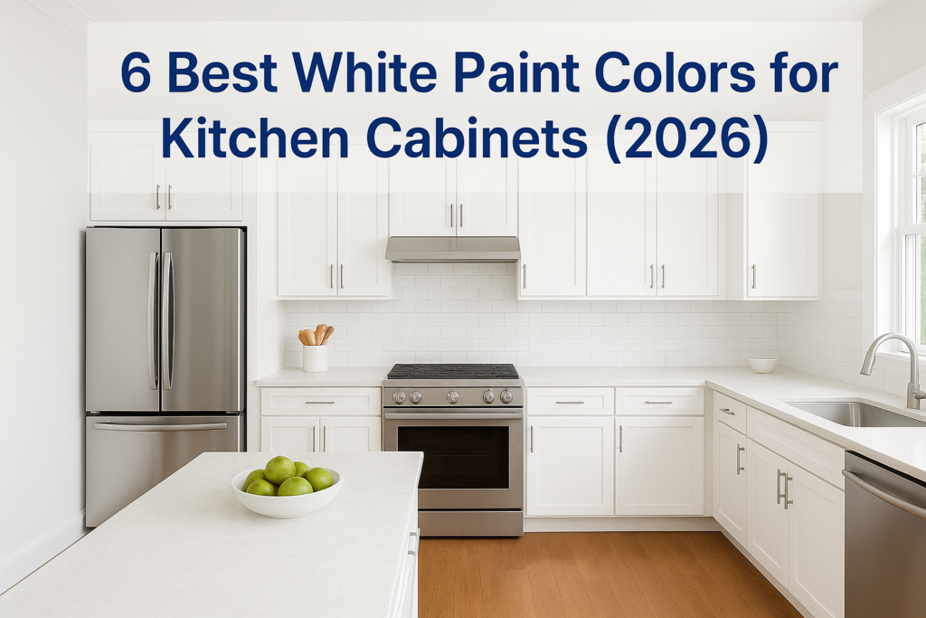 6 Best White Paint Colors for Kitchen Cabinets (2026)