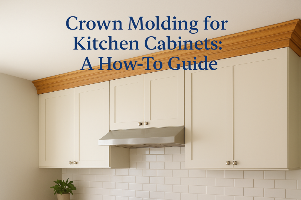 Crown Molding for Kitchen Cabinets: A How-To Guide