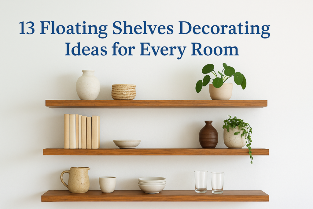 13 Floating Shelves Decorating Ideas for Every Room