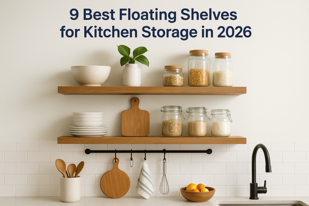9 Best Floating Shelves for Kitchen Storage in 2026