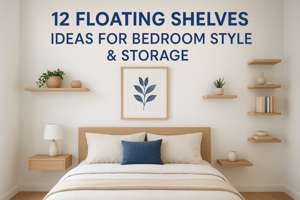 12 Floating Shelves Ideas for Bedroom Style & Storage