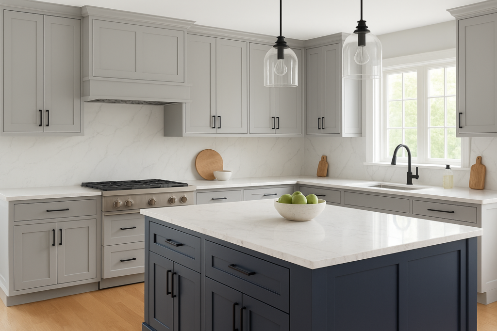 8 Gray Kitchen Cabinet Ideas for High-End Cape Cod Kitchen