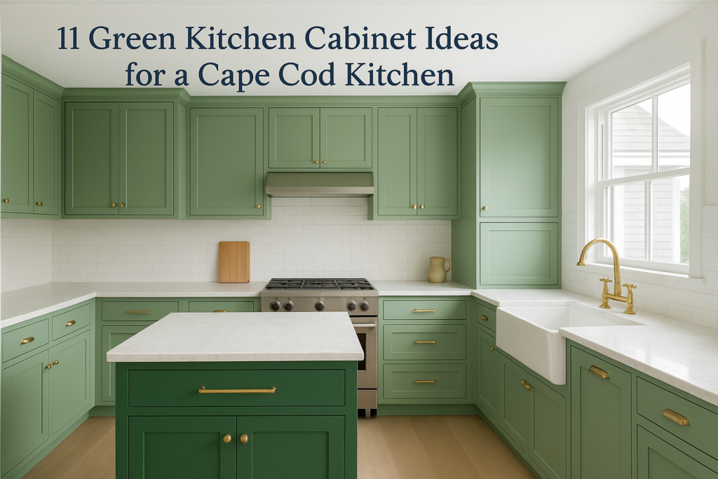 11 Green Kitchen Cabinet Ideas for a Cape Cod Kitchen