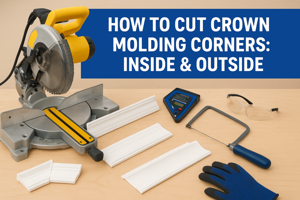 How to Cut Crown Molding Corners: Inside & Outside