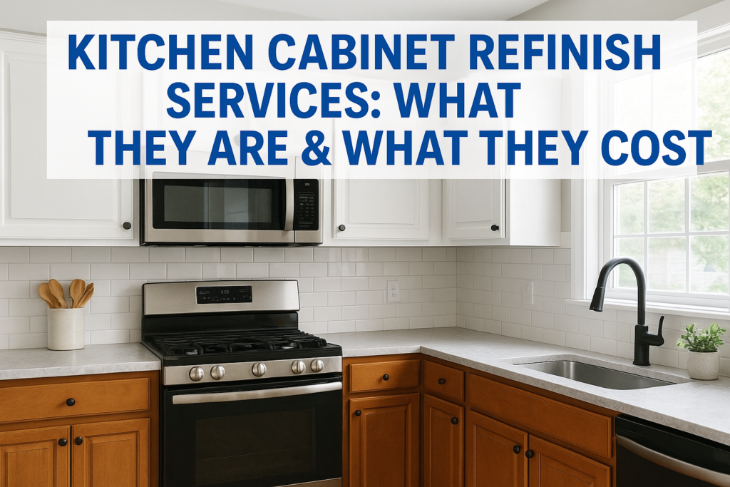 Kitchen Cabinet Refinishing Services: What They Are & What They Cost