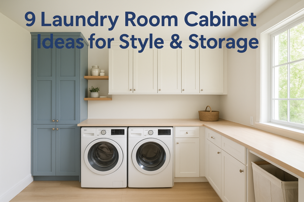 9 Laundry Room Cabinet Ideas for Style & Storage