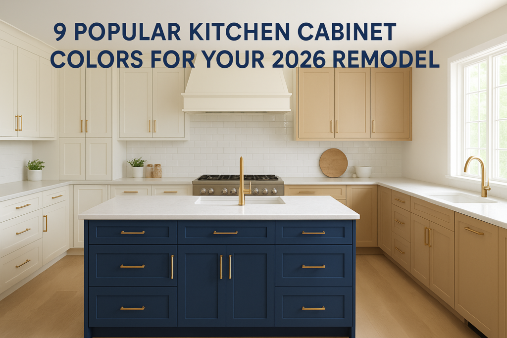 9 Popular Kitchen Cabinet Colors for Your 2026 Remodel