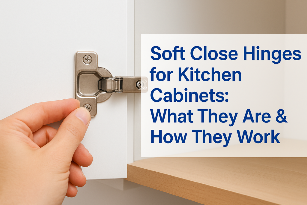 Soft Close Hinges for Kitchen Cabinets: What They Are & How They Work
