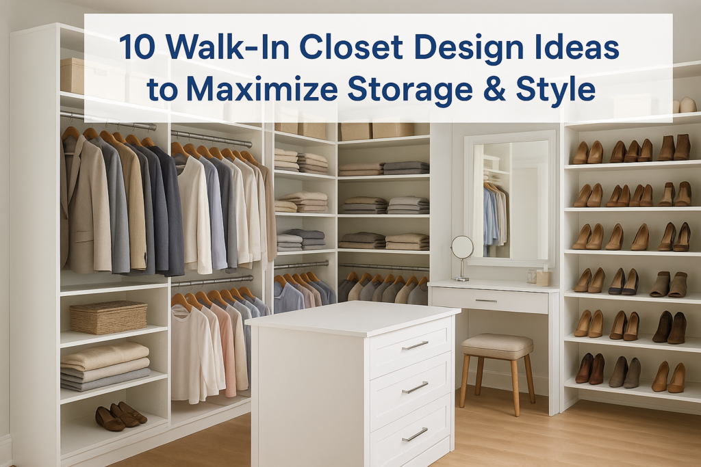 10 Walk-In Closet Design Ideas to Maximize Storage & Style