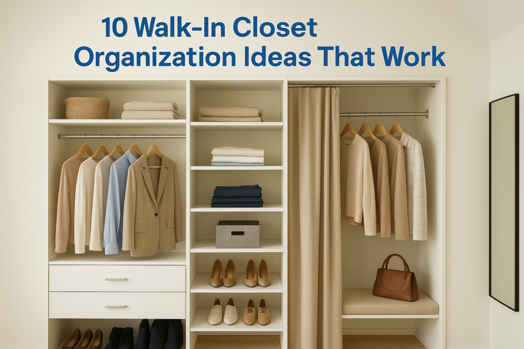 10 Walk-In Closet Organization Ideas That Work